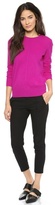 Thumbnail for your product : Vince Pointelle Trim Cashmere Sweater