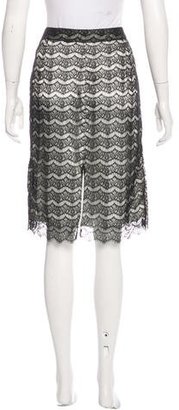 Milly Knee-Length Lace Skirt w/ Tags