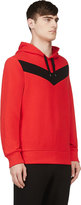 Thumbnail for your product : Diesel Red & Black Knit S-Mangala Hoodie