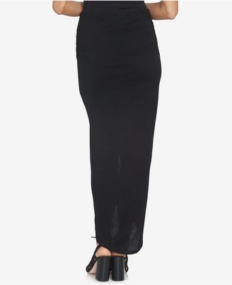1 STATE Wrap-Front Maxi Skirt
