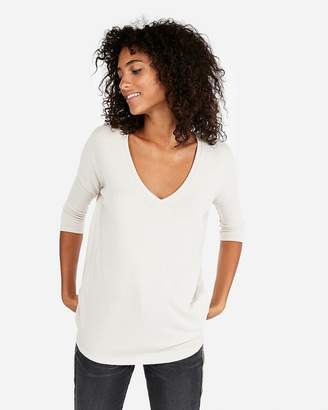express v neck t shirt
