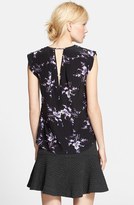 Thumbnail for your product : Rebecca Taylor Short Sleeve V-Neck Top