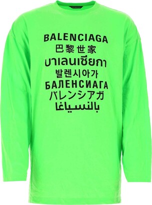 Balenciaga Men's Green Shirts | ShopStyle