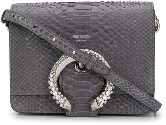 jimmy choo snakeskin purse