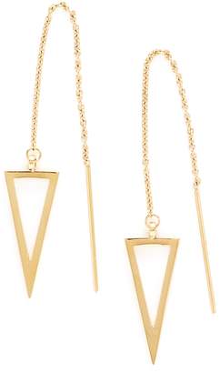 Rebecca Minkoff Triangle Threader Earrings