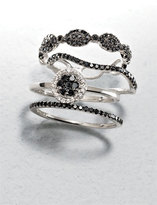 Thumbnail for your product : Nordstrom Women's Bony Levy Flower Diamond Stackable Ring Exclusive)