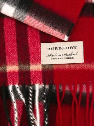 Burberry The Mini Classic Check Cashmere Scarf