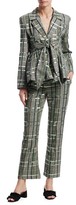 Thumbnail for your product : Rosie Assoulin Scrunchy Plaid Pants