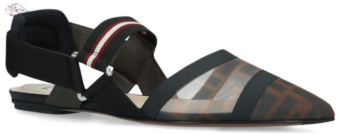 fendi mesh flats