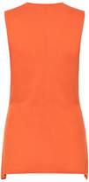 Thumbnail for your product : Amanda Wakeley Sleeveless Cashmere Wrap Top in Clementine