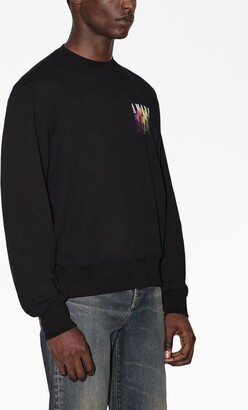 Amiri Drip logo-print sweatshirt - ShopStyle Crewneck Sweaters