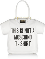Thumbnail for your product : Moschino T-shirt leather tote