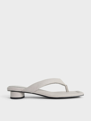 Charles & Keith Padded Thong Sandals