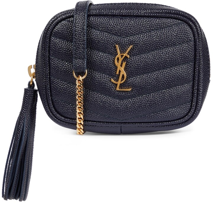 Saint Laurent Lou Micro leather crossbody bag ShopStyle