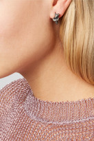 Thumbnail for your product : Bottega Veneta Oxidized Silver-tone Earrings