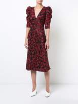 Thumbnail for your product : Saloni floral print V-neck dress