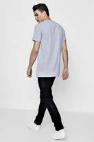 Thumbnail for your product : boohoo Mens Longline Crew Neck T-Shirt
