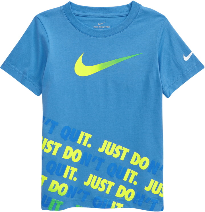 Nike Kids' Just Don't Quit Logo Graphic Tee - ShopStyle