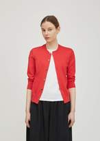Thumbnail for your product : Comme des Garcons Cotton Jersey Light Cardigan Red