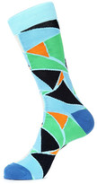Thumbnail for your product : Jared Lang Mosaic Crew Socks