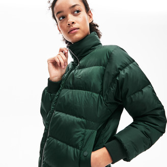 Lacoste Women's Reversible Color-Blocked Water-Resistant Quilted Jacket -  ShopStyle