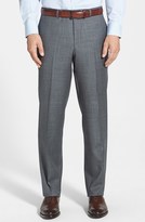 Thumbnail for your product : David Donahue 'Ryan' Classic Fit Grey Windowpane Suit