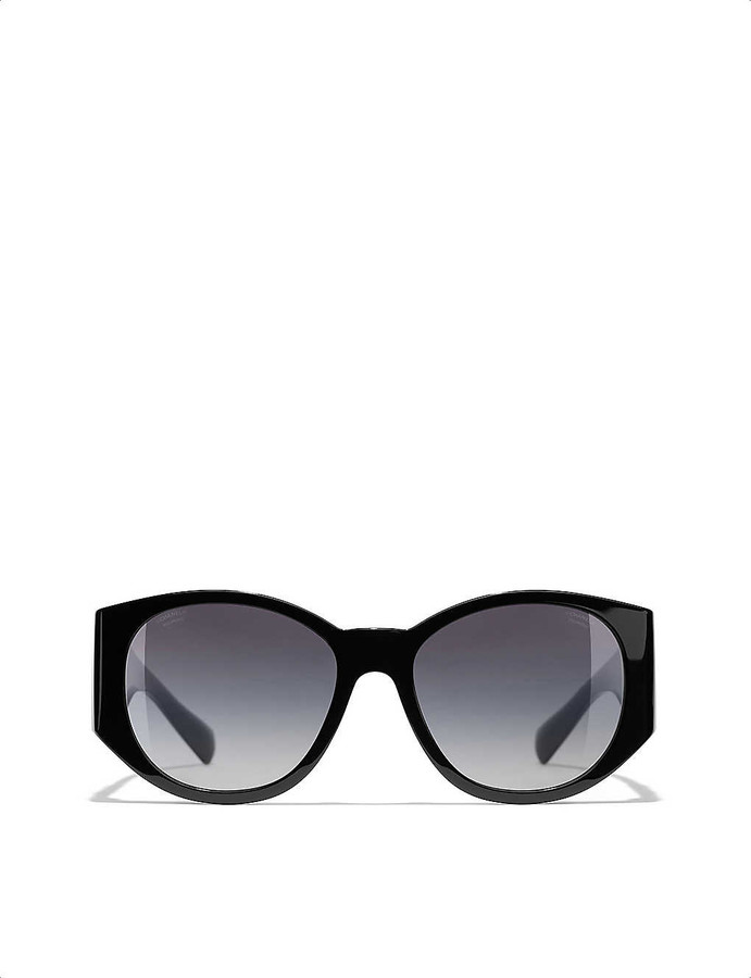 oval chanel sunglasses
