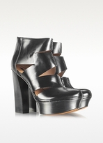 Thumbnail for your product : Rachel Zoe Elliot High Heel Black Leather Platform Bootie