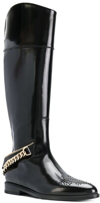Lanvin Chain-Embellished Boots
