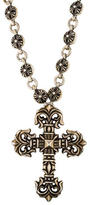 Thumbnail for your product : Chrome Hearts Long Cross Pendant Necklace