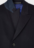 Thumbnail for your product : Paul Smith Men's Navy Wool-Cashmere Epsom Coat