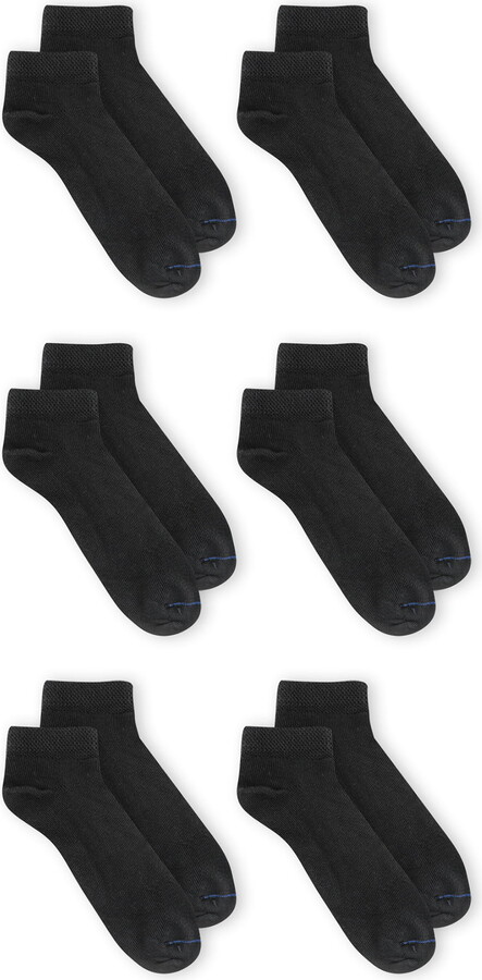 Dr. Scholl’s Women’s Diabetes and Circulatory Ankle Socks, 6 Pack