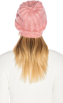 Thumbnail for your product : Hat Attack Rib Slouchy Beret in Pink.