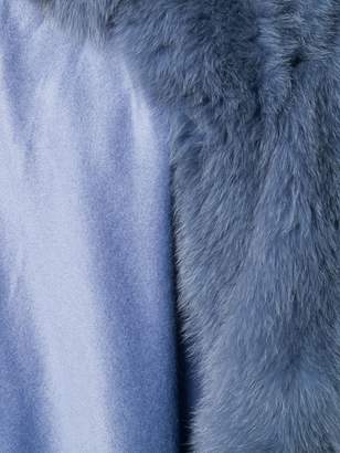 Liska hooded fur-trimmed coat