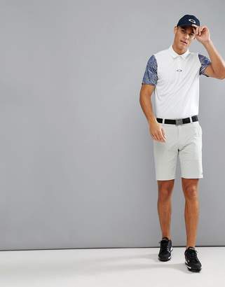 Oakley Golf Premier Wave Polo Regular Fit In White