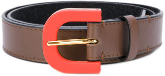 Marni contrasting buckle belt