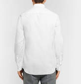 Thumbnail for your product : Givenchy Slim-Fit Logo-Embroidered Cotton Shirt - Men - White