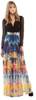 Thumbnail for your product : Cynthia Vincent Long Sleeve Maxi With Slits