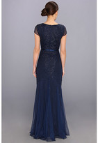 Thumbnail for your product : Adrianna Papell V-Neck Cap Sleeve Bead Gown
