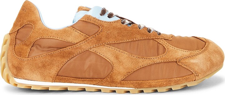 Bottega Veneta Orbit Flash Sneaker in Burnt Orange