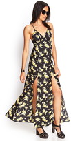 Thumbnail for your product : Forever 21 Rose Print Maxi Dress