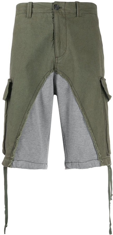 Greg Lauren X Paul & Shark cargo shorts - ShopStyle