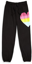 Thumbnail for your product : Flowers by Zoe Girl's Heart Sweatpants
