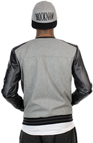 Thumbnail for your product : Entree LS Entree Gray Varsity Jacket