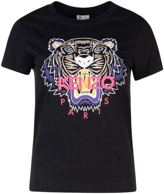 Kenzo Tiger Logo Crewneck T-Shirt
