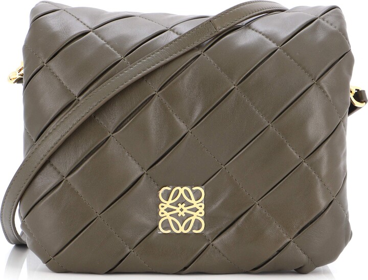 Loewe Goya Puffer Bag Pleated Leather - ShopStyle