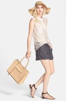 Thumbnail for your product : Halogen Sleeveless Lace Top (Regular & Petite)