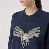Thumbnail for your product : Burberry Crystal-embellished Merino Wool Sweater