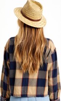 Thumbnail for your product : Brixton Messer Straw Fedora, Tan