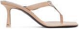 Thumbnail for your product : Alexander Wang Beige Ivy 65 Heeled Sandals